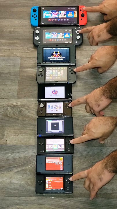 Zelda DS vs DSi vs 3DS vs New 3DS vs Switch Lite vs Switch Oled | Speed Test Comparison #switch