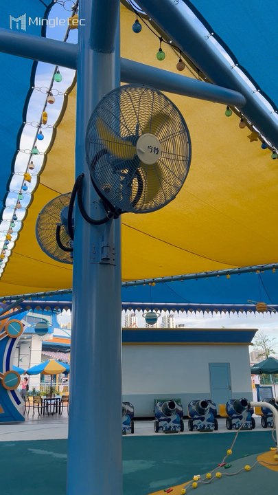 Mingletec High Airflow Industrial Wall Fan#mingletec #bldc #wallfan #outdoor #factory