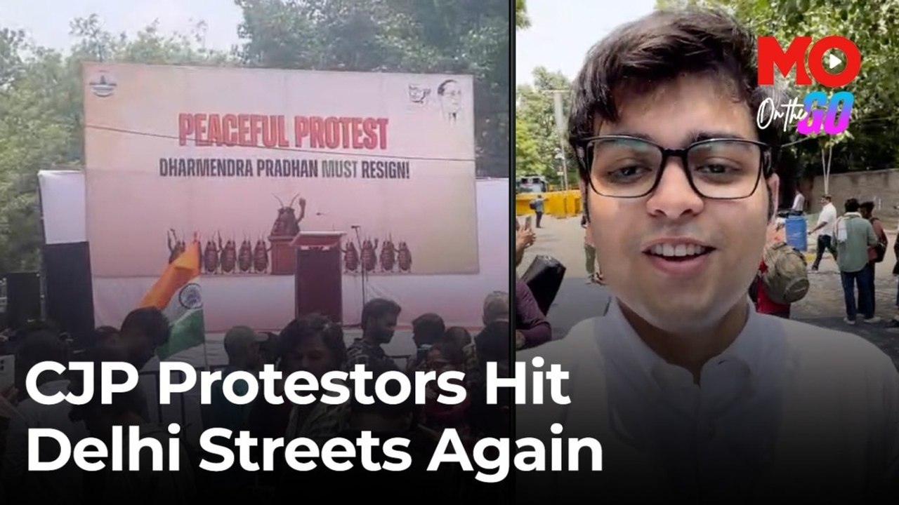 CJP protestors hit Delhi streets again