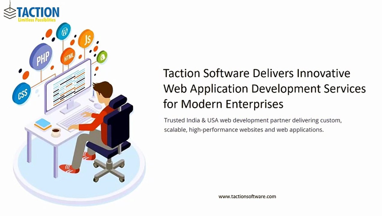 Taction Software Delivers Innovative Web Application Development Services for Modern Enterprises
