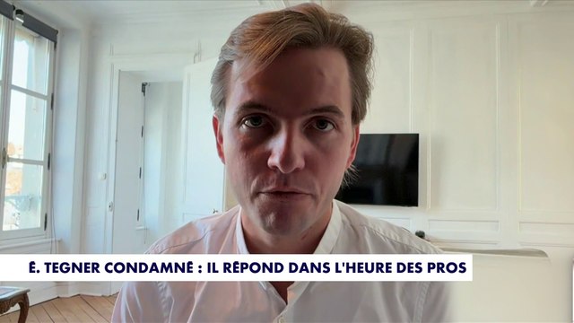 Erik Tegnér s'est exprimé, sur CNEWS, au sujet de sa condamnation à six mois de prison avec sursis