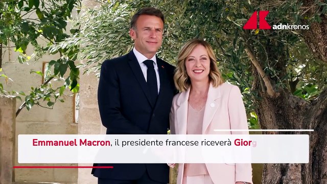 Vertice Meloni-Macron il 25 giugno all'Eliseo