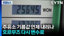 주유소 기름값 언제 내리나...호르무즈 다시 변수로 / YTN
