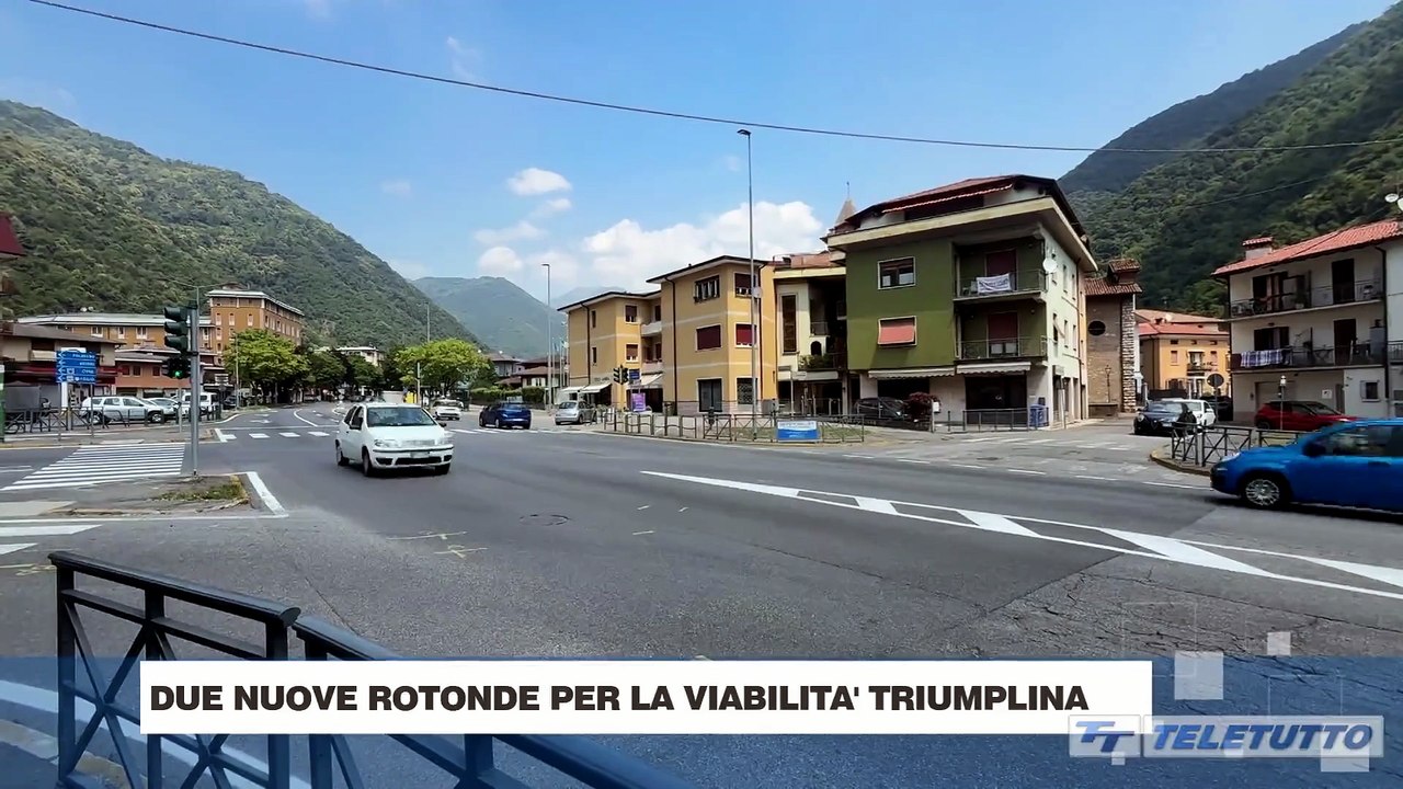 Video News - Due nuove rotonde per la viabilità triumplina