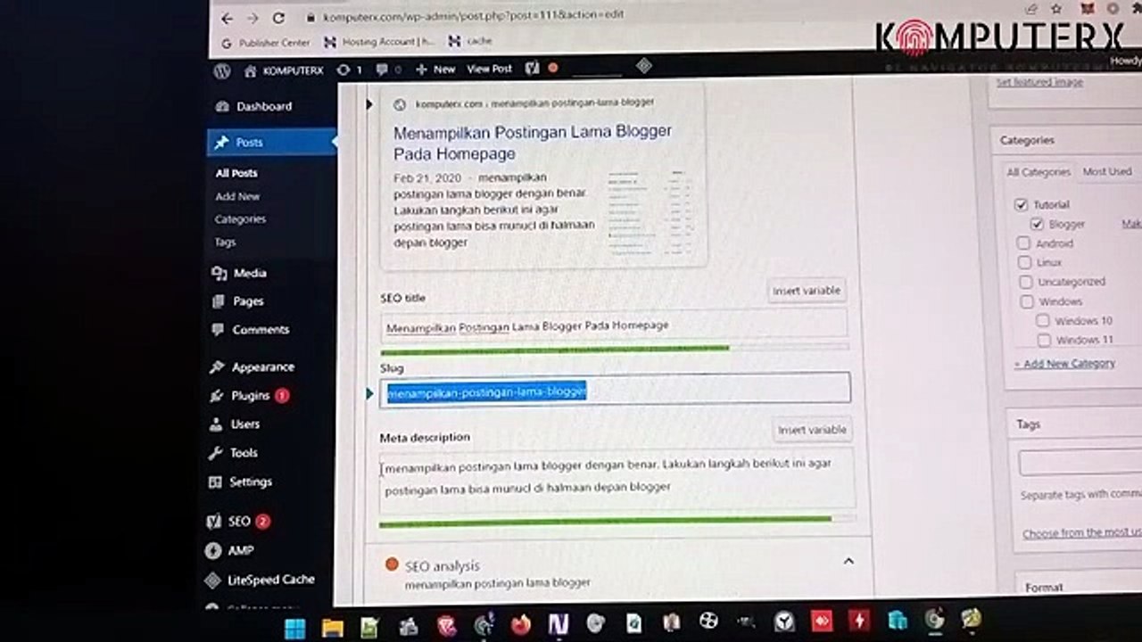 Cara Mengatasi Keyphrase In Introduction Yoast SEO Agar Hijau