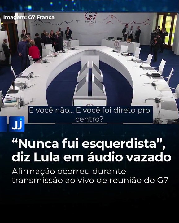 "Nunca fui esquerdista", diz Lula em áudio vazado