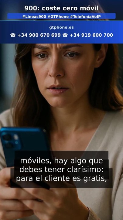 Coste de llamadas a números 900 desde móvil (en 1 minuto)