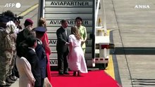 In Belgio, la principessa Elisabetta accoglie la coppia imperiale giapponese