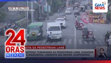 Estudyanteng tumatawid sa pedestrian lane, sugatan matapos mabundol | 24 Oras Weekend
