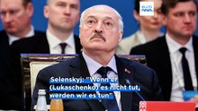 Wegen Drohnenleittechnik: Selenskyj stellt Belarus einwöchiges Ultimatum