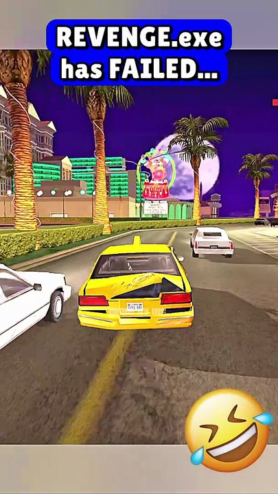 GTA San Andreas Funny Moment – POV - You HIT the car of an NPC butttt...😂💀🔥🤣⚡️(Part 439) - #gtag #cj #funny #gtaindia #gtarp