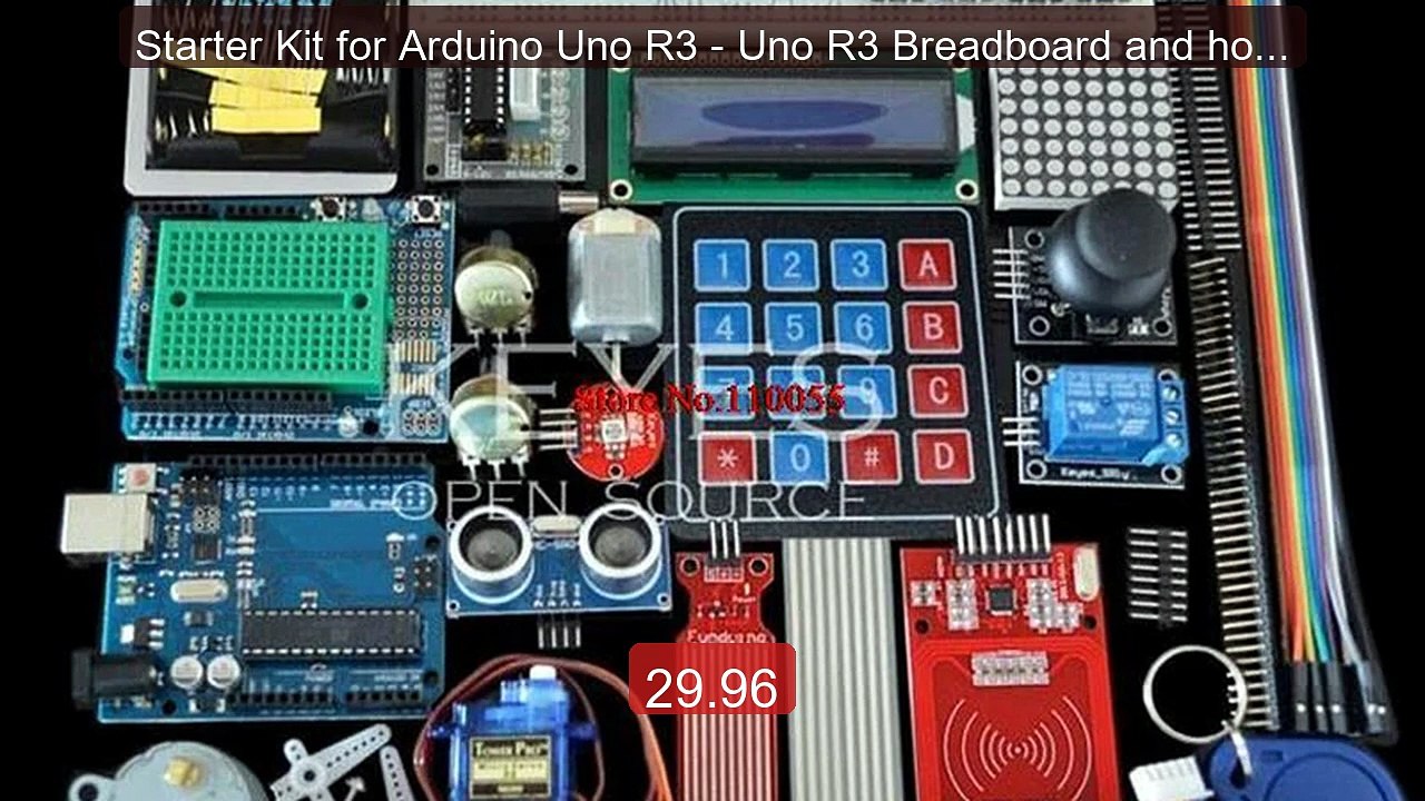 Starter Kit for Arduino Uno R3 - Uno R3 Breadboard and holder Step ... -- Top Rated 2026 | Buy Now!