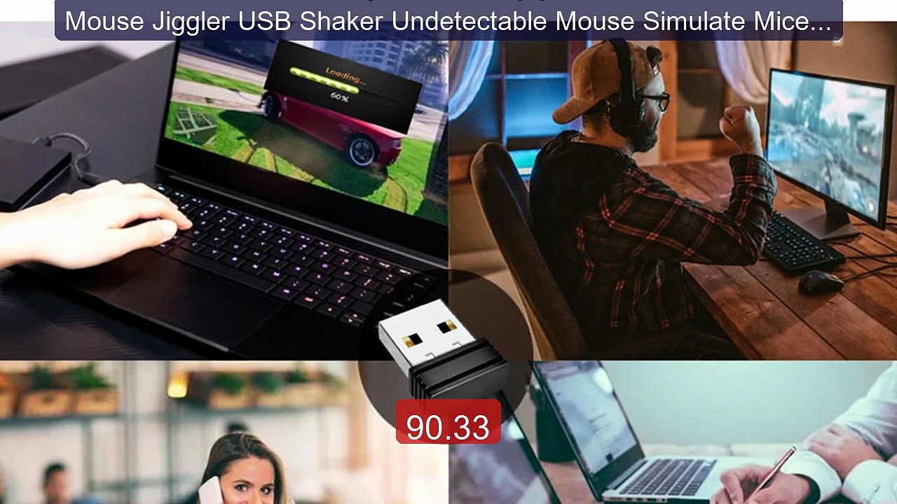 Mouse Jiggler USB Shaker Undetectable Mouse Simulate Mice Dri... -- Amazing Value 2026 | Must Have!