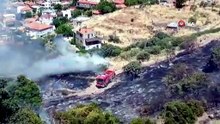 Çanakkale'de orman yangını: Ekipler 3,5 saatte kontrol altına alabildi