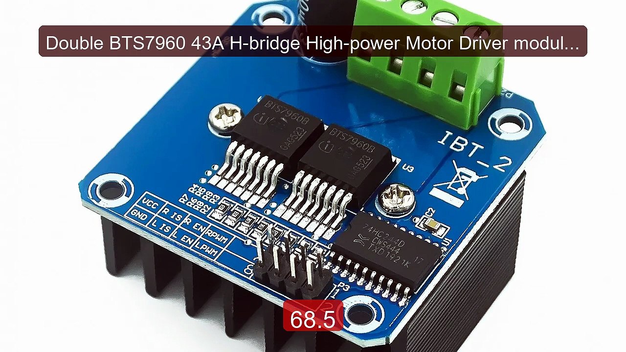 Double BTS7960 43A H-bridge High-power Motor Driver module/sma... -- Hot Deal 2026 | Limited Offer!