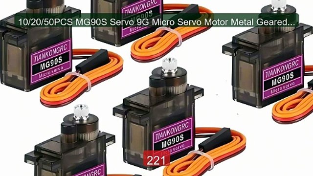 10/20/50PCS MG90S Servo 9G Micro Servo Motor Metal Geared Micro Ser... Top Rated 2026 | Buy Now!