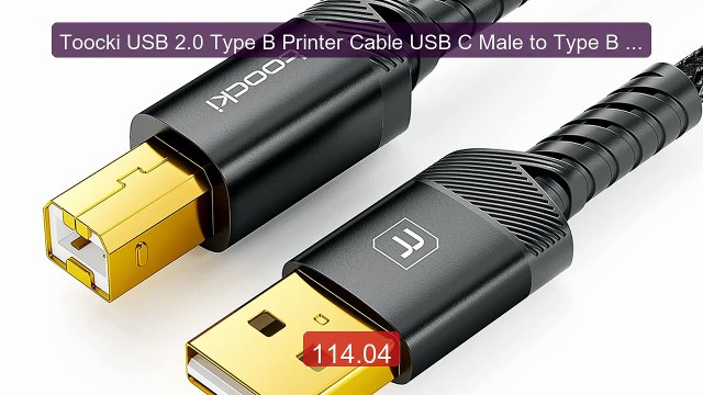 Toocki USB 2.0 Type B Printer Cable USB C Male to Type B Ma... Top Pick 2026 | Unbeatable Price!