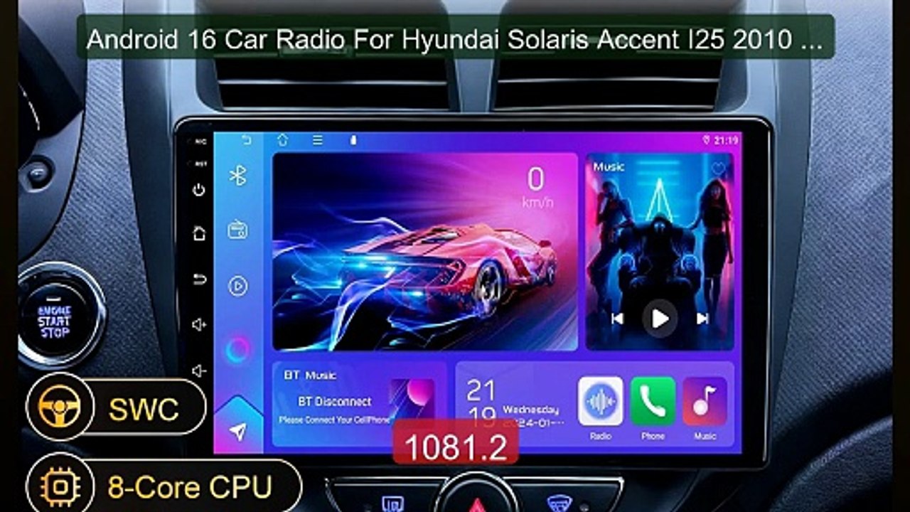 Android 16 Car Radio For Hyundai Solaris Accent I25 2010 2011 ... -- Hot Deal 2026 | Limited Offer!