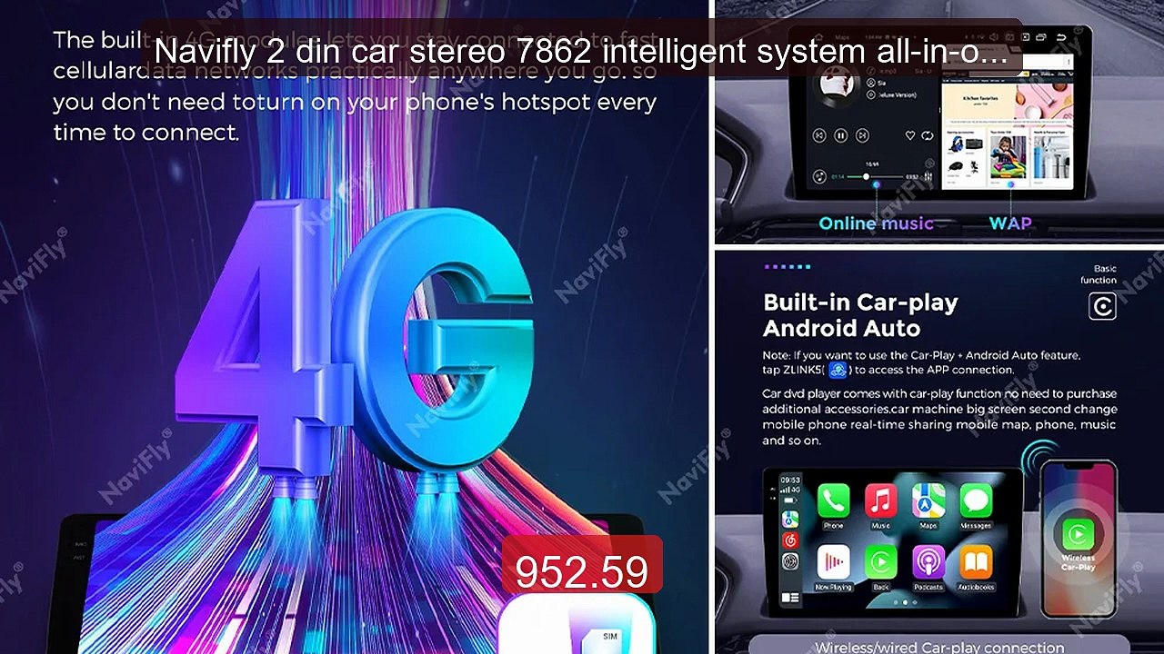 Navifly 2 din car stereo 7862 intelligent system all-in-one... -- Top Pick 2026 | Unbeatable Price!