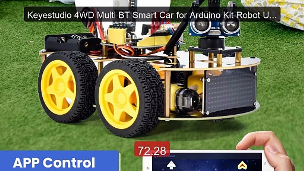 Keyestudio 4WD Multi BT Smart Car for Arduino Kit Robot Upgrad... -- Hot Deal 2026 | Limited Offer!