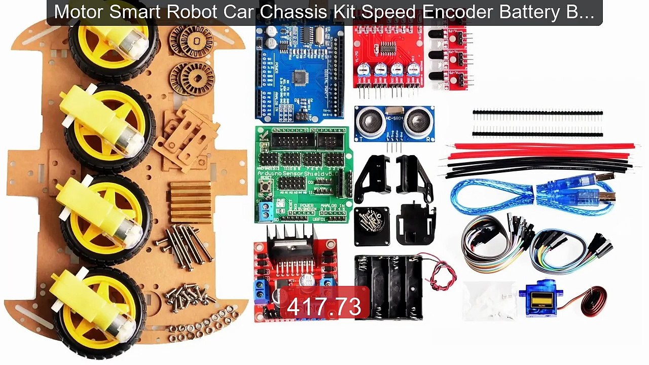 Motor Smart Robot Car Chassis Kit Speed Encoder Battery Box 2WD 4W... -- Best Deal 2026 | Shop Now!
