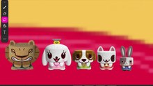 Canimals parmak ailesi ATO ve arkadaşları Finger family