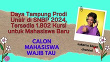 Daya Tampung Prodi Unair di SNBP tahun ini  Tersedia 1 802 Kursi untuk Mahasiswa Baru
