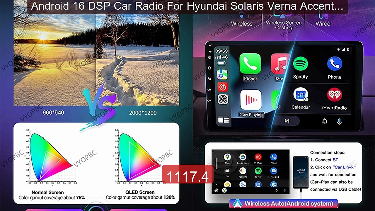 Android 16 DSP Car Radio For Hyundai Solaris Verna Accent 1... -- Top Pick 2026 | Unbeatable Price!