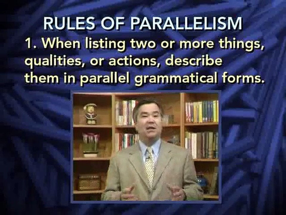 08: English Grammar: Parallel Structure