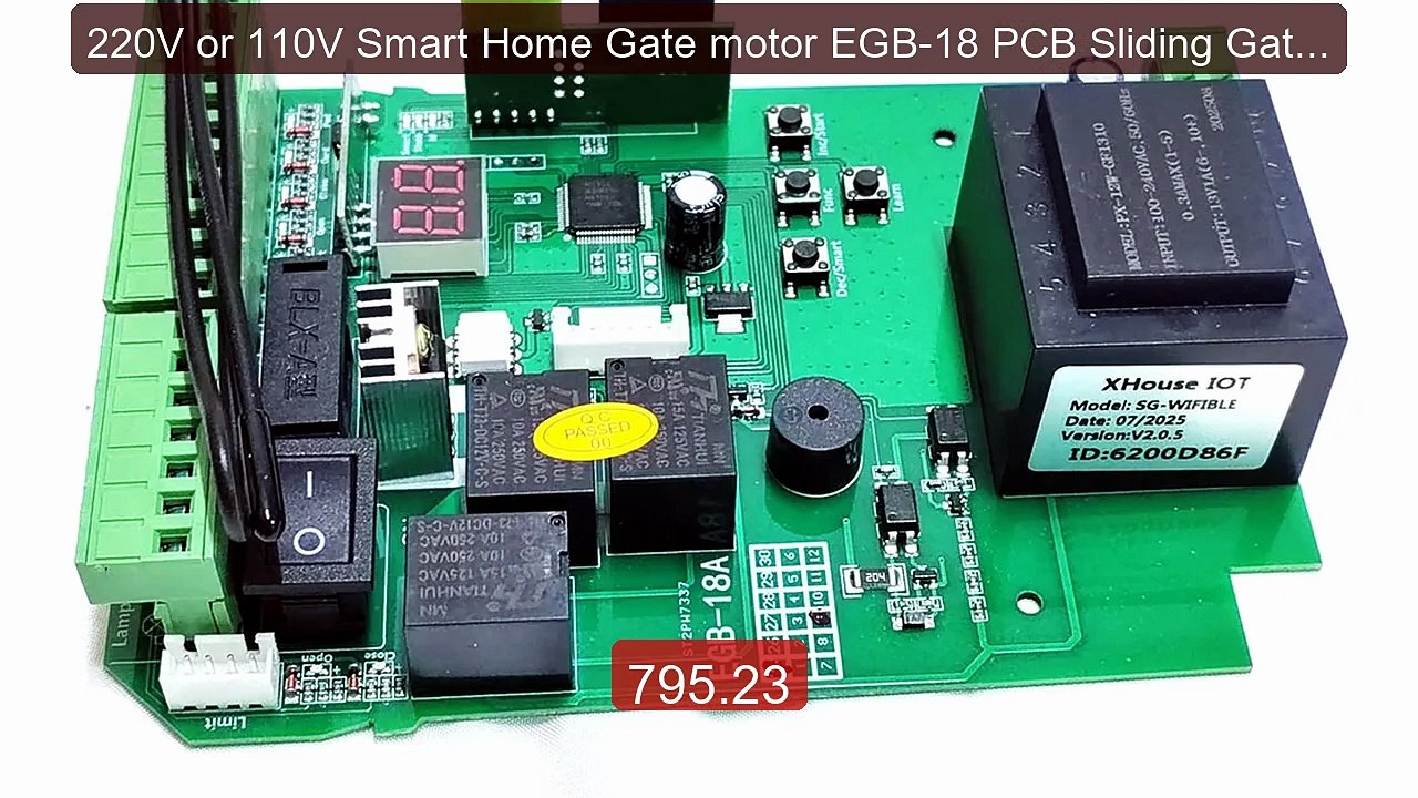 220V or 110V Smart Home Gate motor EGB-18 PCB Sliding Gate Ope... -- Hot Deal 2026 | Limited Offer!
