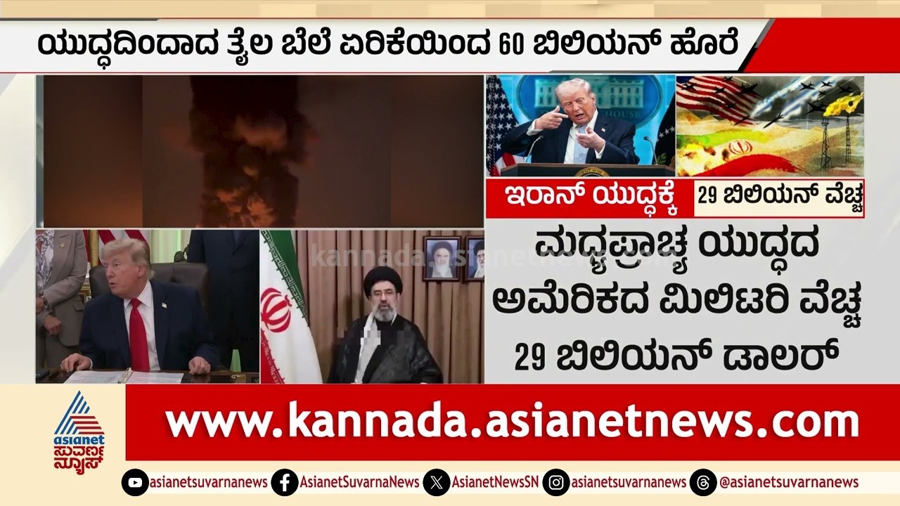 ಇರಾನ್ ಯುದ್ಧದಲ್ಲಿ ಅಮೆರಿಕಾಗೆ ಮಹಾ ನಷ್ಟ: 12.5 ಲಕ್ಷ ಕೋಟಿ ಖಾಲಿ! | USA Iran War, War Economic Impact
