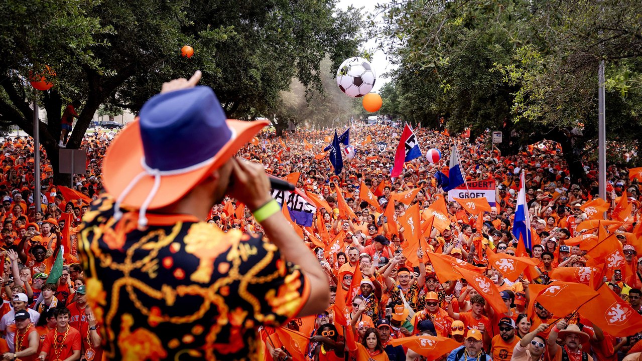 Oranje-Wahnsinn in Houston: Die niederländische Party im Video