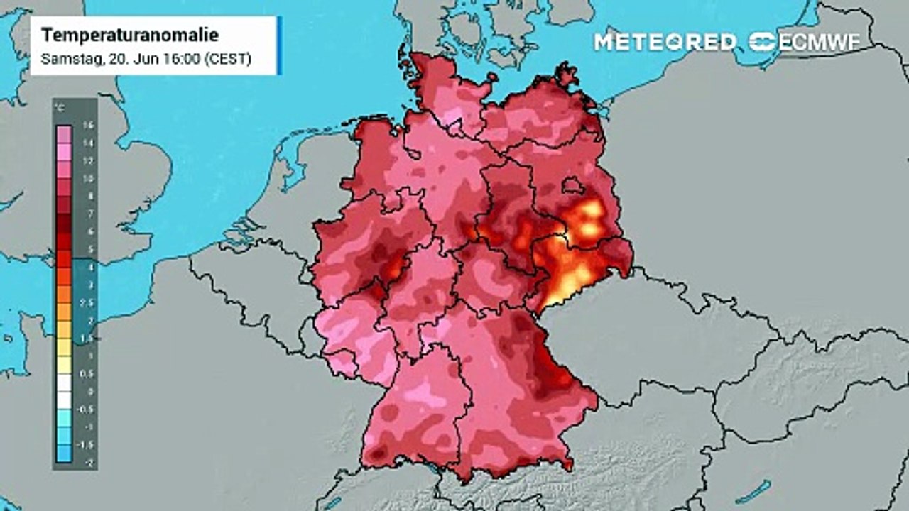 Deutschland hat mit einer extremen Temperaturanomalie zu kämpfen