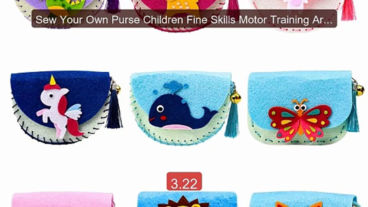 Sew Your Own Purse Children Fine Skills Motor Training Art Cr... -- Amazing Value 2026 | Must Have!
