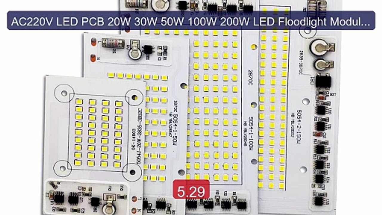 AC220V LED PCB 20W 30W 50W 100W 200W LED Floodlight Module ... -- Top Pick 2026 | Unbeatable Price!