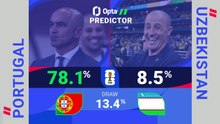 Portugal v Uzbekistan - World Cup Opta Predictor