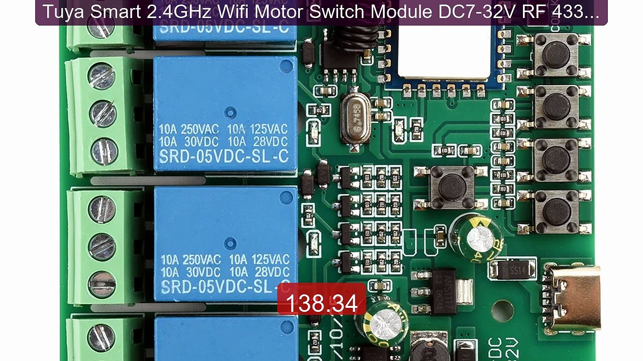 Tuya Smart 2.4GHz Wifi Motor Switch Module DC7-32V RF 433MH... -- Top Pick 2026 | Unbeatable Price!