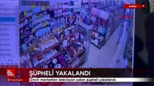 Bursa'da zincir marketten televizyon çalan şüpheli yakalandı