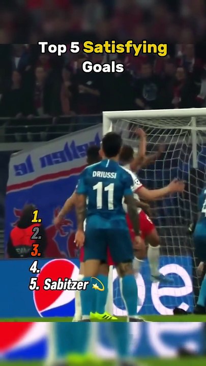 Top 5 satisfying football goal
