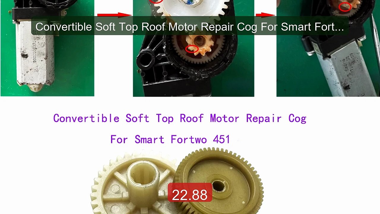 Convertible Soft Top Roof Motor Repair Cog For Smart Fortwo 45... -- Hot Deal 2026 | Limited Offer!