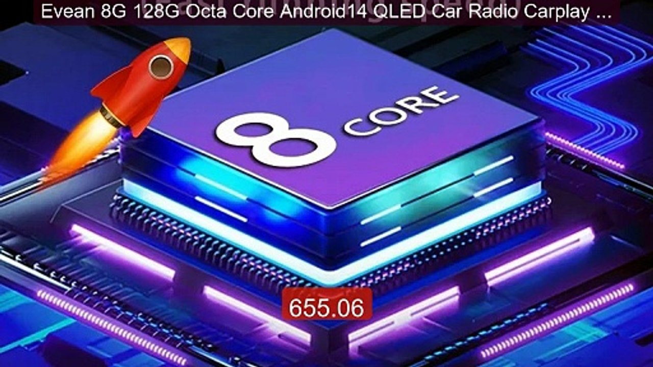 Evean 8G 128G Octa Core Android14 QLED Car Radio Carplay  Andr... -- Best Buy 2026 | Great Quality!
