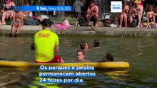 França sufoca com onda de calor