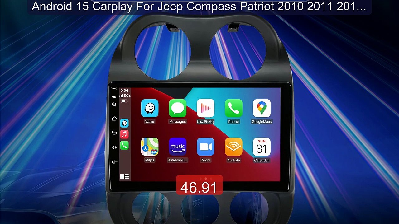 Android 15 Carplay For Jeep Compass Patriot 2010 2011 2012 20... -- Amazing Value 2026 | Must Have!