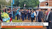 Candelaria fue sede del acto central por el día de la Bandera