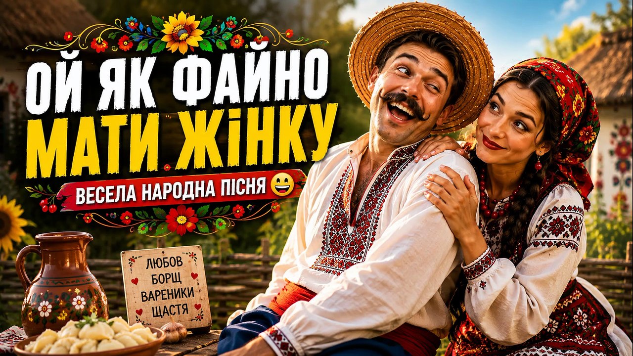 Oh, How Wonderful It Is to Have a Wife 🎻 Ukrainian Folk Pop Song | веселий народний хіт