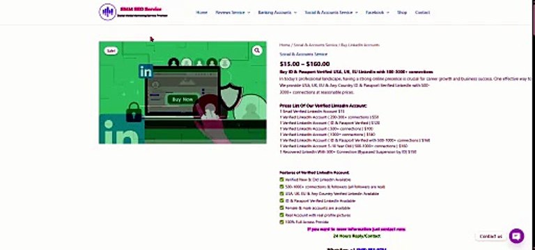 Buy LinkedIn Accounts – Verified, Aged & Trusted Profiles ...