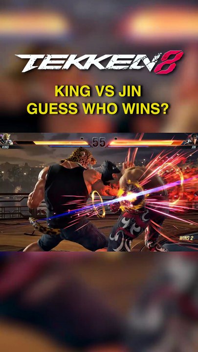 Tekken 8 - King vs Jin Guess Who Wins #GamesTyphoon #Tekken8 #KingVsJin #JinKazama #Shorts #Combo