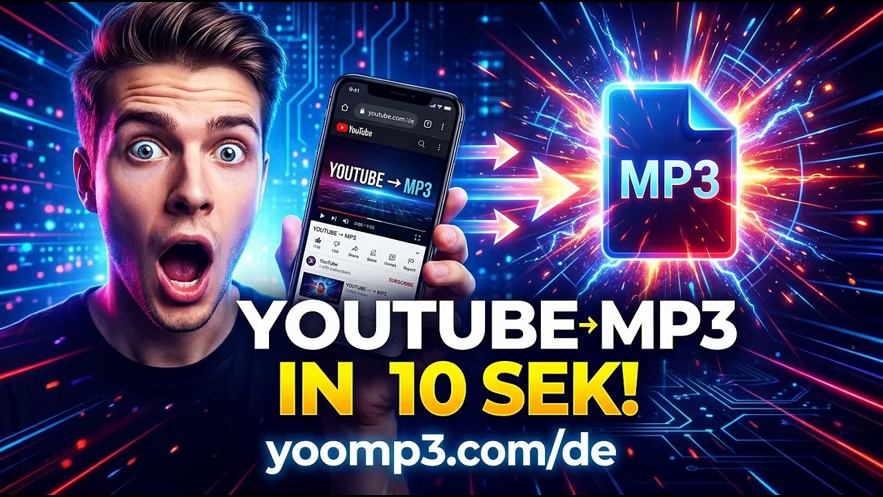 YouTube zu MP3 in 10 Sekunden – Einfach erklärt