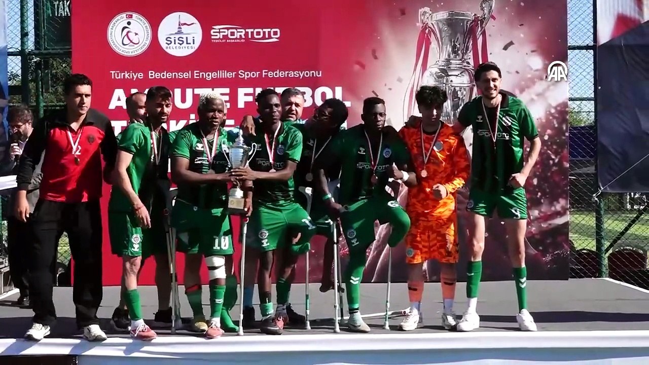 Ampute futbolda Türkiye Kupası şampiyonu Şahinbey Belediyespor oldu