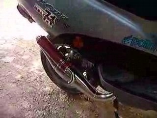 Pot Hebo Performer Chromé sur Élystar TDSI modifié carbu